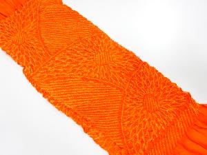 正絹　絞り　帯揚げ